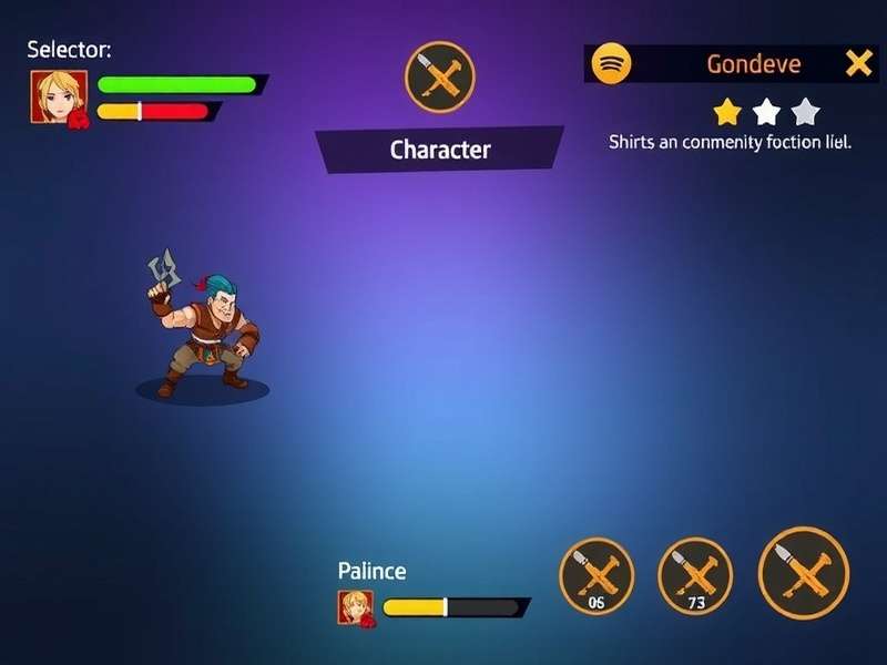 Anjuna Warriors character selection screen